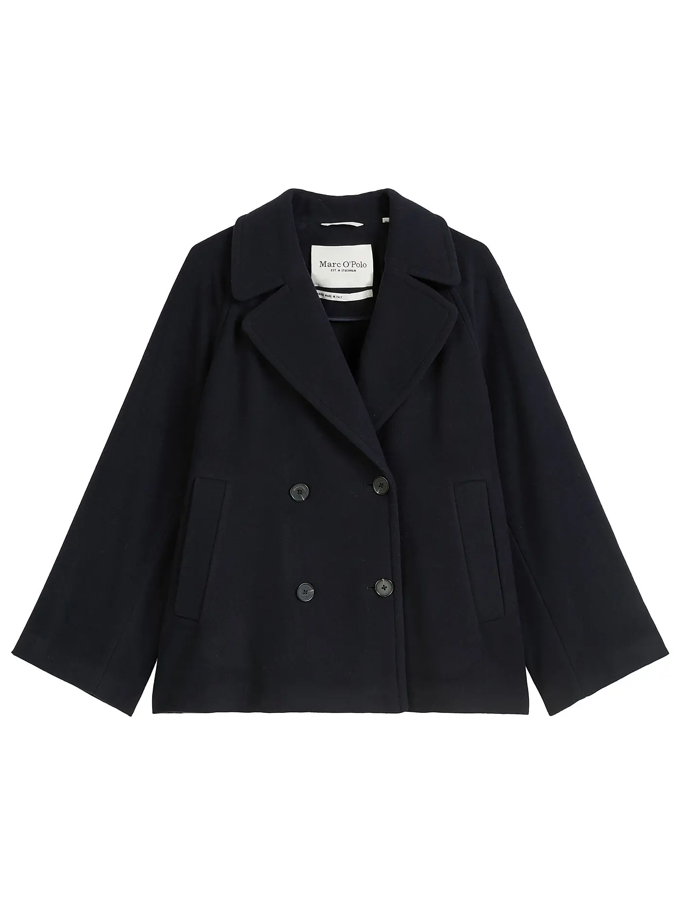 MARC O'POLO | Wolljacke | dunkelblau